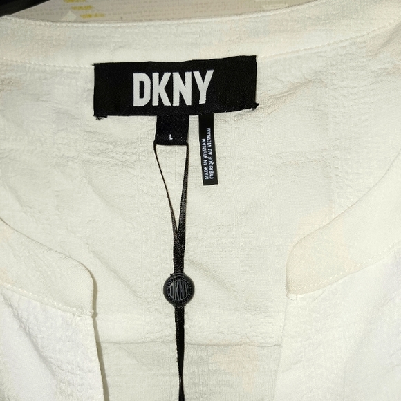 DKNY Sleeveless Blouse Tropical Rain - Picture 3 of 10